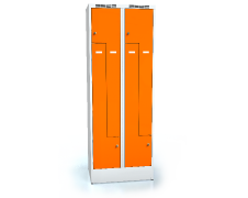 Cloakroom locker Z-shaped doors ALDOP 1920 x 700 x 500